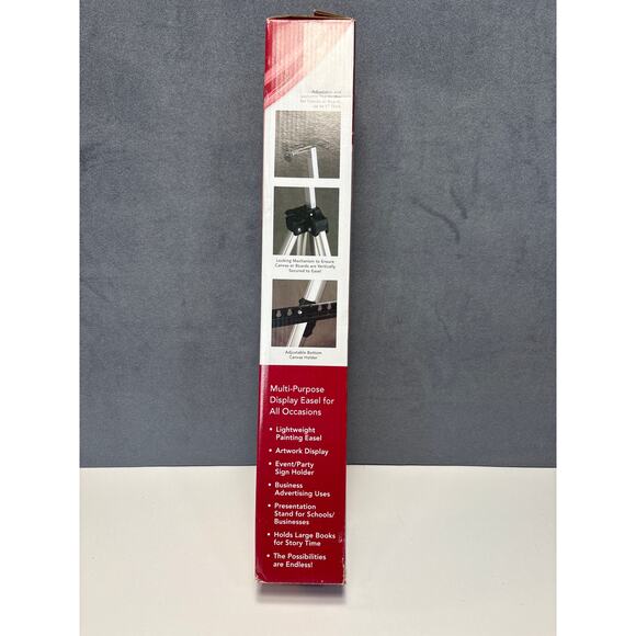 Art Easel. (New) Holds up to 32” canvas. Adjustable for table top or floor use. - Picture 3 of 6
